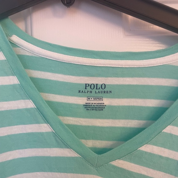 Ralph Lauren Polo V Neck Top - Picture 2 of 4